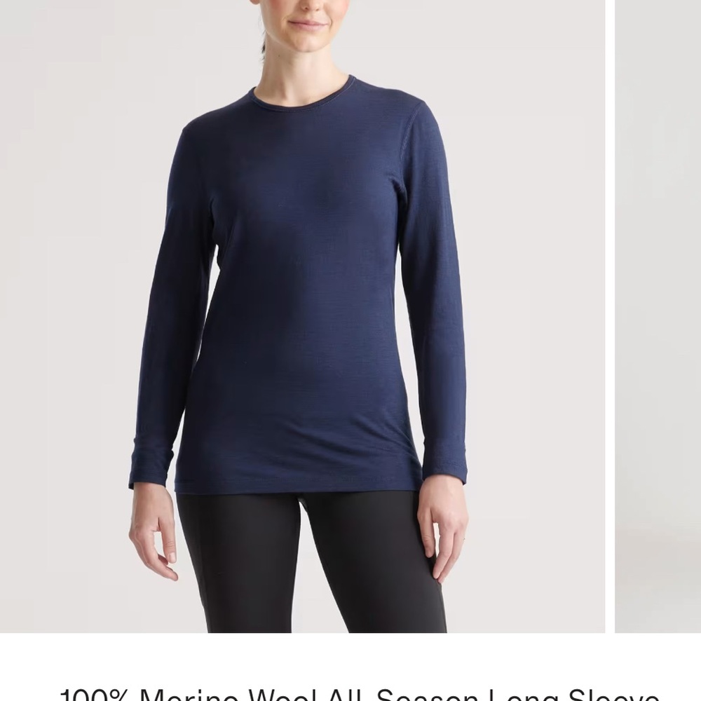 Quince Merino wool base layer